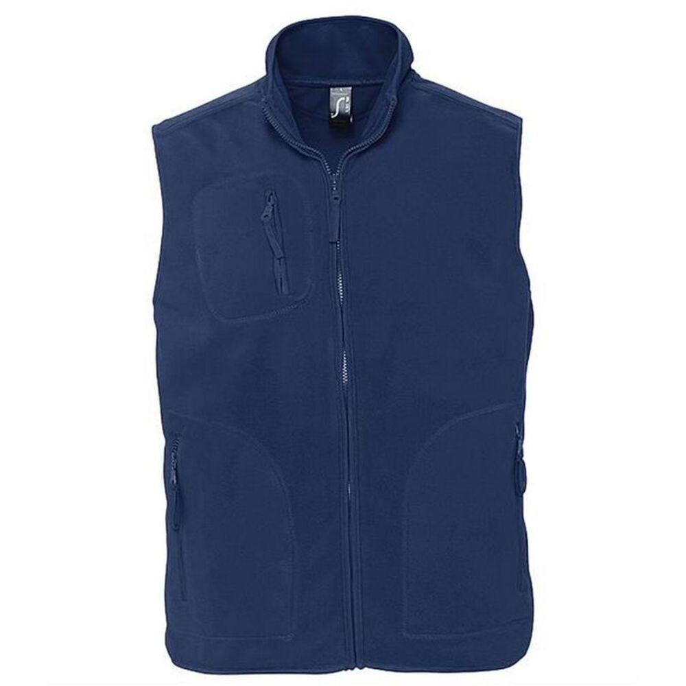 SOLS Unisex Adult Norway Fleece Vest / Navy